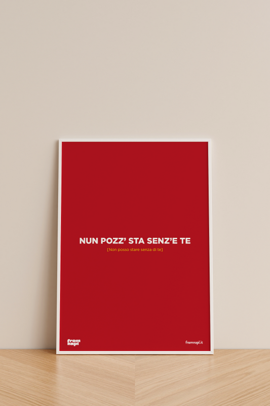 STAMPA " SENZ E TE"